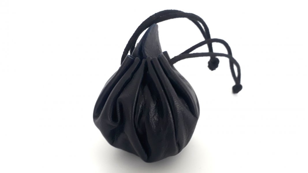 bourse en cuir taille moyenne