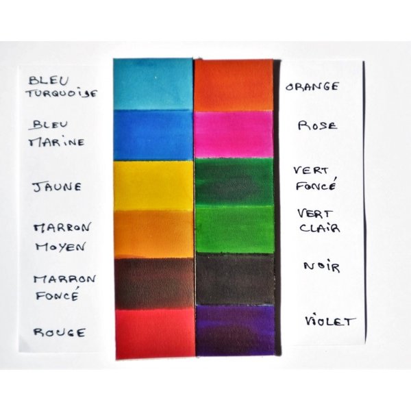 Range papiers de voiture en cuir &agrave; personnaliser