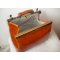 Saco de viagem em couro artesanal Vintage